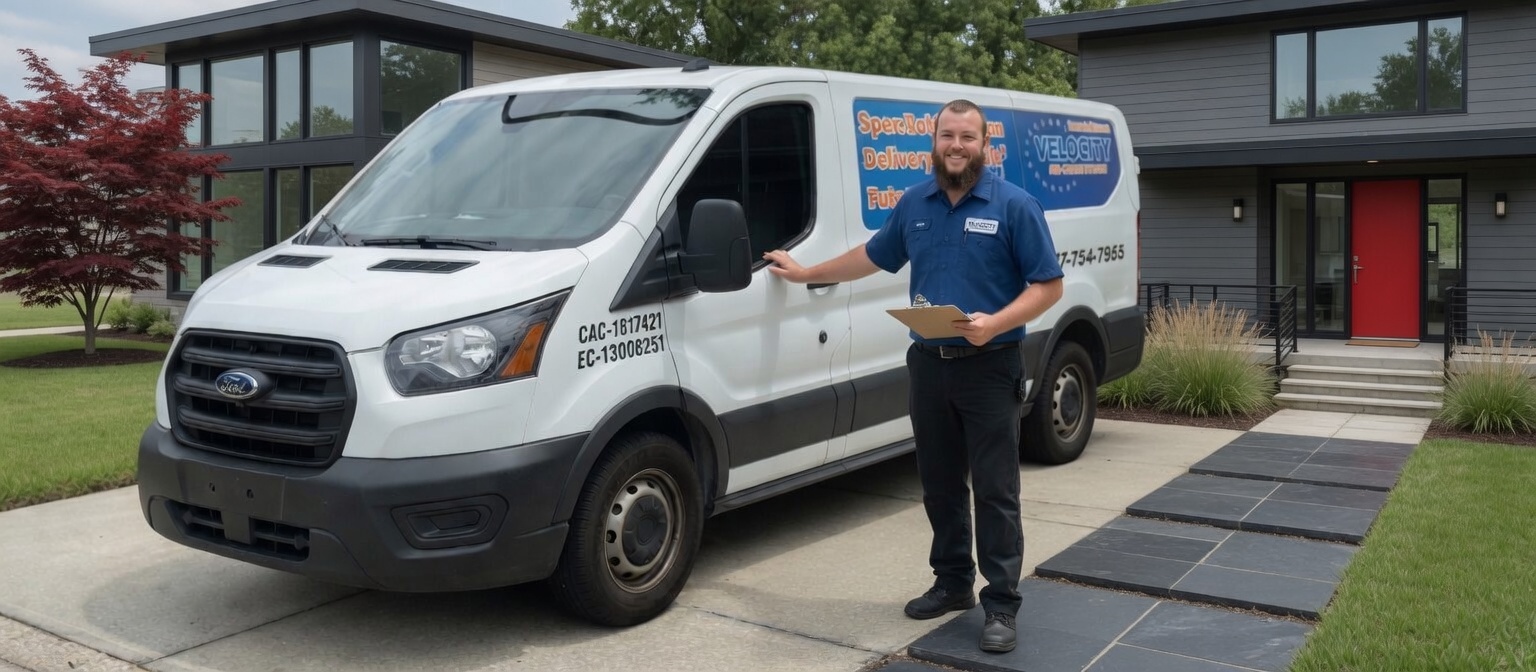 Velocity Air Conditioning technician near Largo Central Park in Largo
