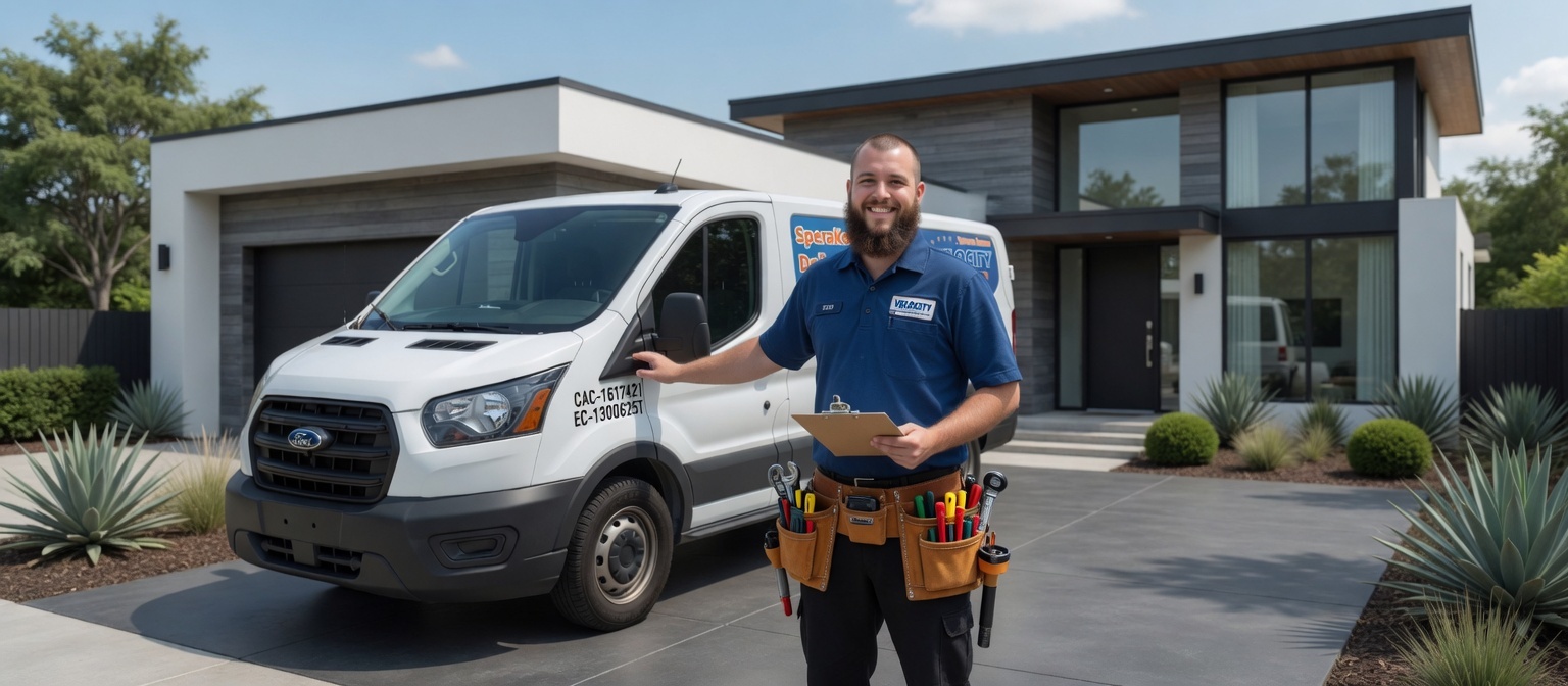 Velocity Air Conditioning technician near Bayshore Boulevard in South Tampa