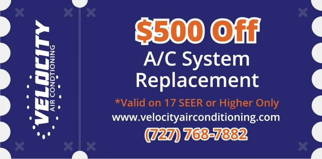 Save $500 on AC System Replacement