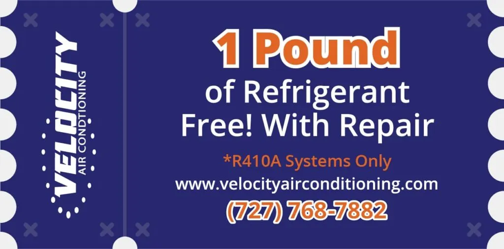 1 Pound of Free Refrigerant With Repair