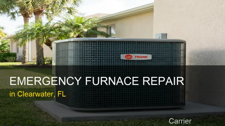 Emergency Furnace Repair in Clearwater - Carrier