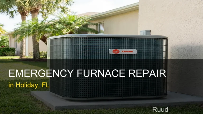 Emergency Furnace Repair in Holiday - Ruud