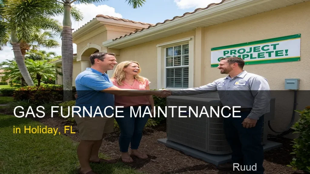 Gas Furnace Maintenance in Holiday - Ruud