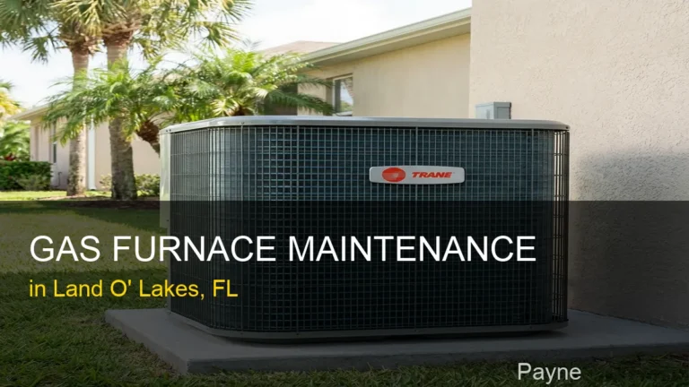 Gas Furnace Maintenance in Land O' Lakes - Payne