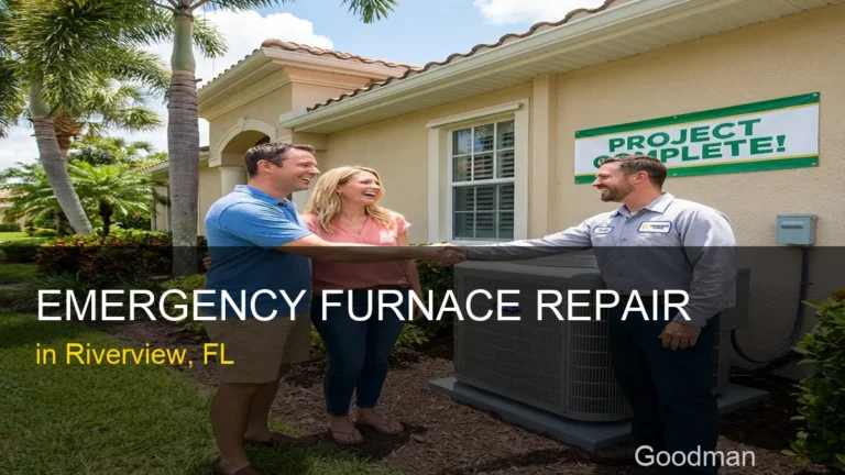 Emergency Furnace Repair in Riverview - Goodman