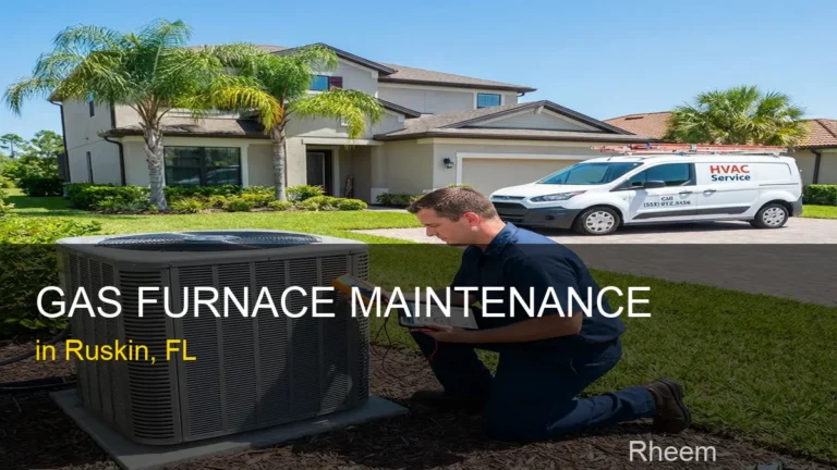 Gas Furnace Maintenance in Ruskin - Rheem