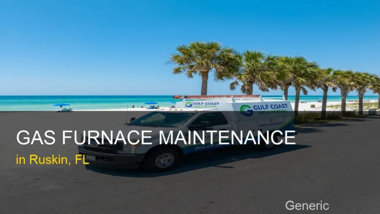 Gas Furnace Maintenance in Ruskin - Generic