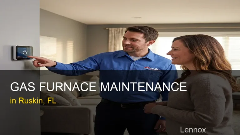 Gas Furnace Maintenance in Ruskin - Lennox