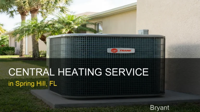 Central Heating Service in Spring Hill - Bryant