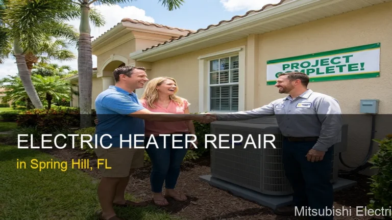 Electric Heater Repair in Spring Hill - Mitsubishi Electric