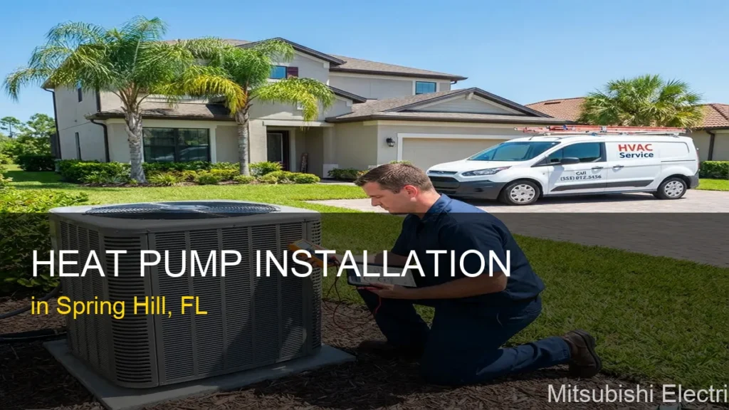 Heat Pump Installation in Spring Hill - Mitsubishi Electric