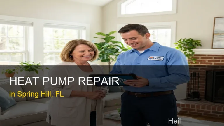 Heat Pump Repair in Spring Hill - Heil