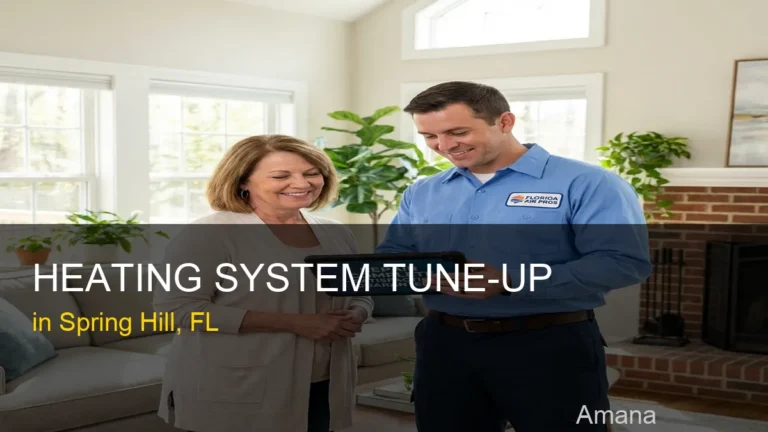 Heating System Tune-Up in Spring Hill - Amana