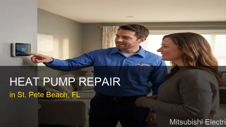 Heat Pump Repair in St. Pete Beach - Mitsubishi Electric