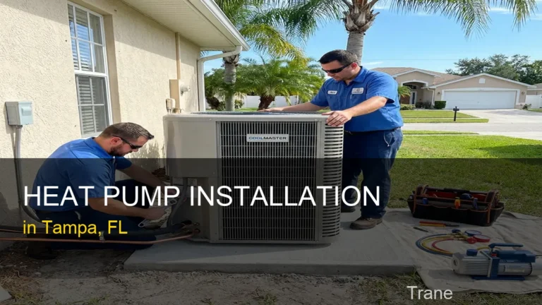 Heat Pump Installation in Tampa - Trane
