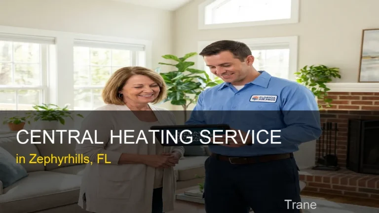 Central Heating Service in Zephyrhills - Trane